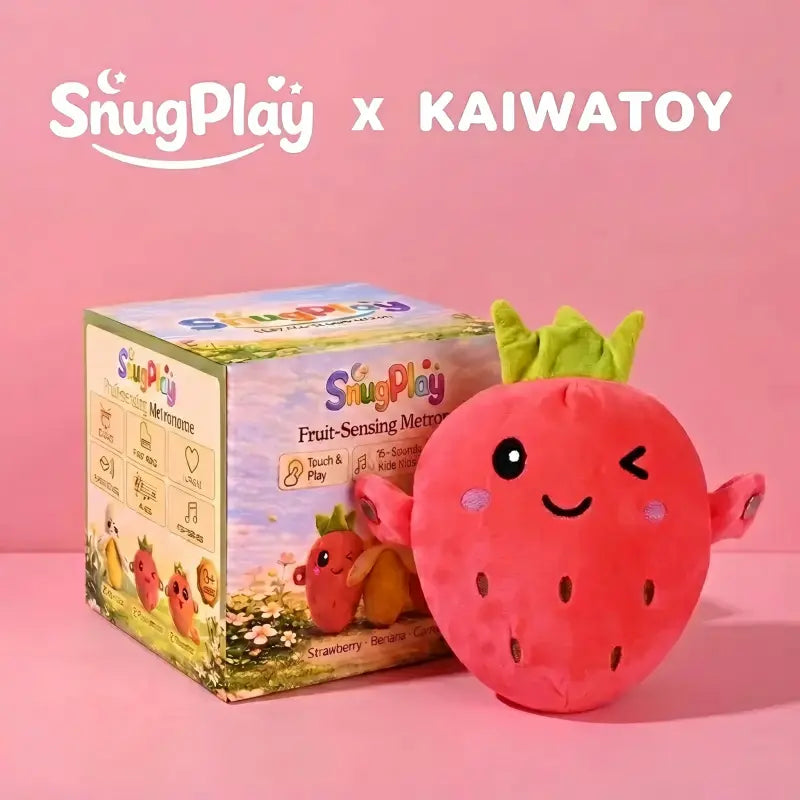 kaiwatoy Interactive Musical Plush Toy Set - Fruit & Vegetable Series(Batteries included)