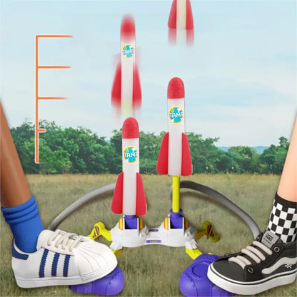 Kaiwatoy®Rocket Launch Toys 2 Pack Launchers for Kids with 6 Foam Rockets