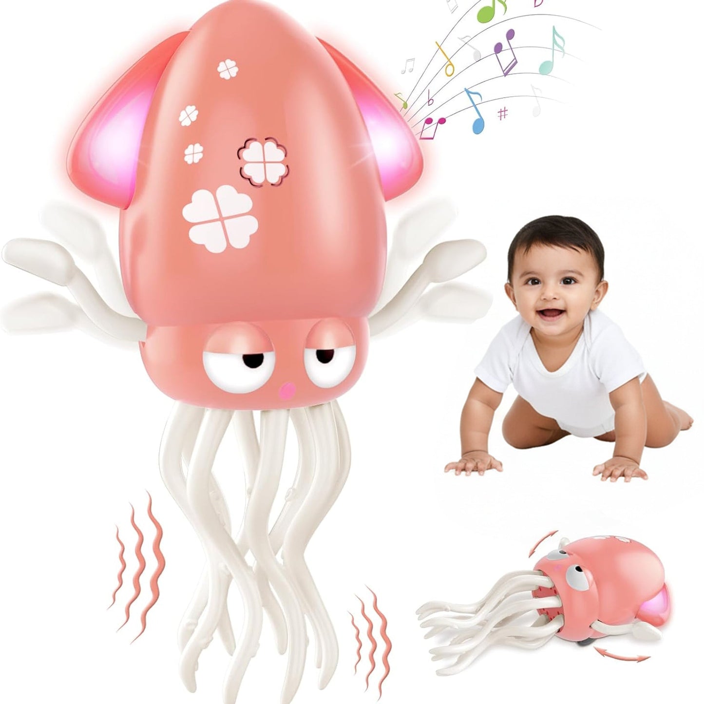 Electric Crawling & Dancing Octopus - Squid Toy