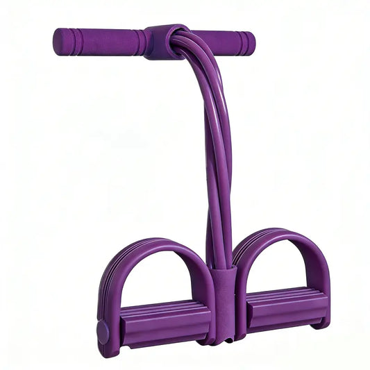 Kaiwatoy®Multifunktionaler Pedal-Widerstandsband-Trainer – Tragbares Fußpedal-Fitnessgerät Heim-Fitnessstudio Ganzkörper-Trainingsgerät, geeignet für Jugendliche und Erwachsene