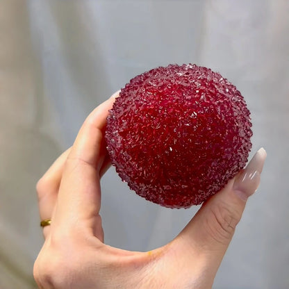Red Cherry Crystal Slushy Ball (Zero bounce-back) Squish Fidget Toy