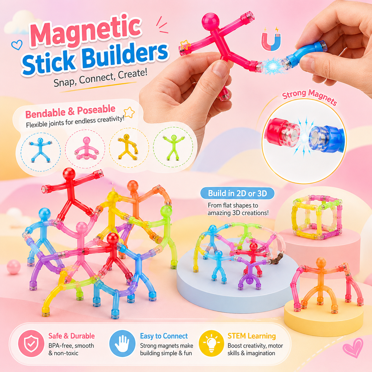 🧲 Magnetpuppen | Mamas Retter – Endlich 2 Stunden ruhige Entspannung