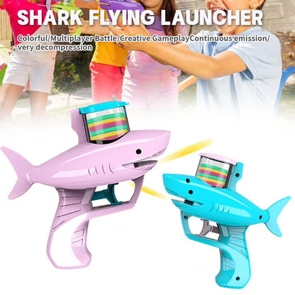 Kaiwatoy®Foam Disc Shooter, Foam Disc Launcher, Summer Activities, and Party Favors for Ages 6-12