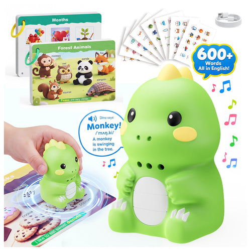 Kaiwatoy® Sprechender Dinosaurier — Interaktive Lernkarten