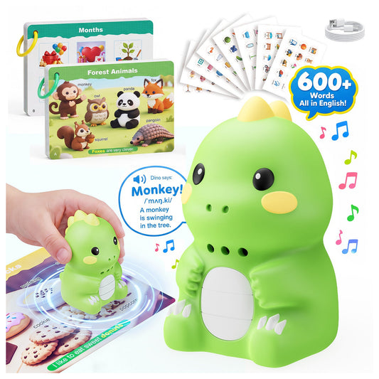 Kaiwatoy® Sprechender Dinosaurier — Interaktive Lernkarten