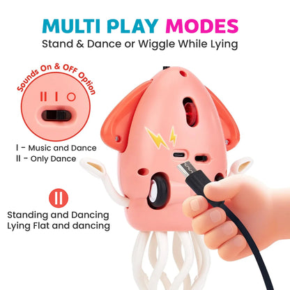 Electric Crawling & Dancing Octopus - Squid Toy