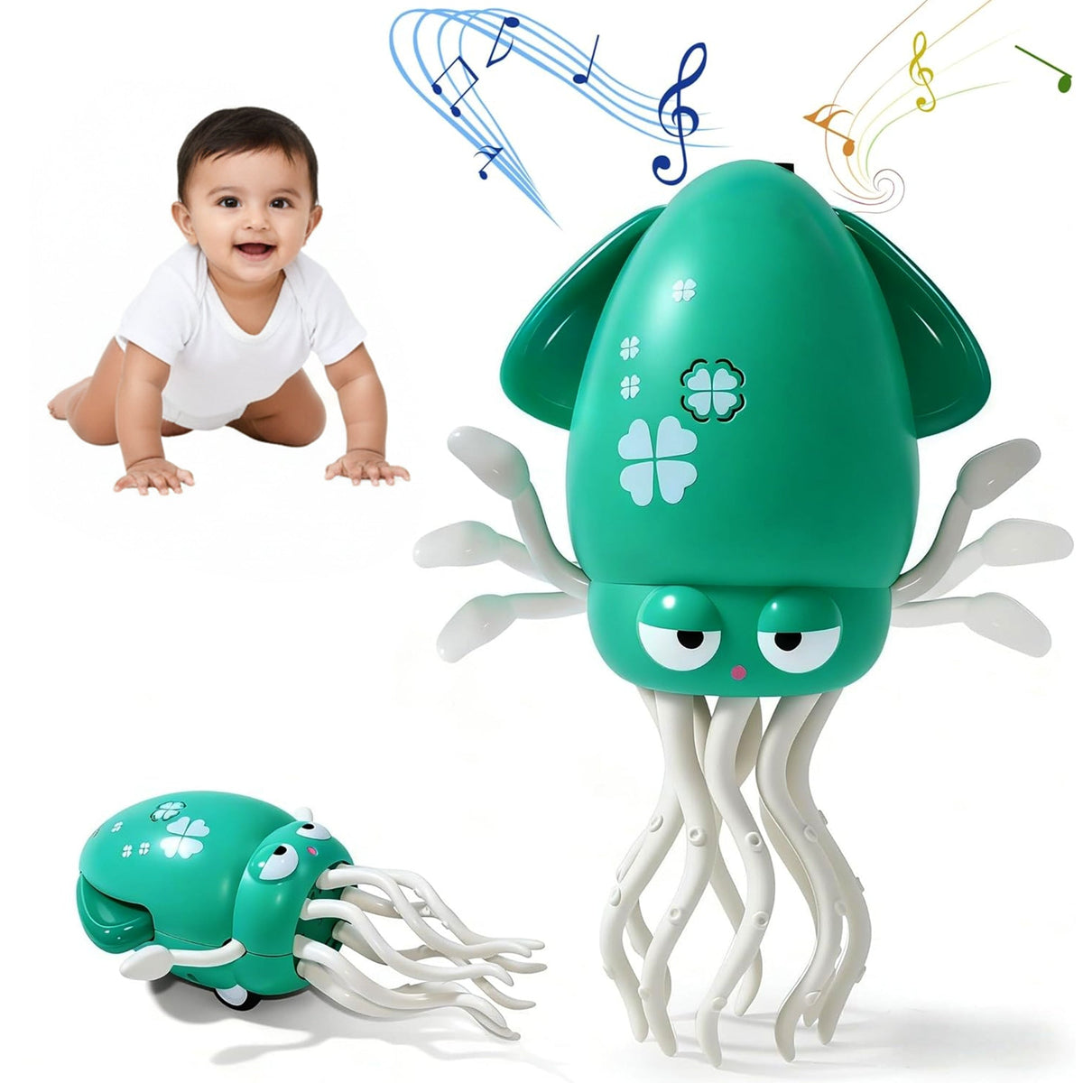 Electric Crawling & Dancing Octopus - Squid Toy