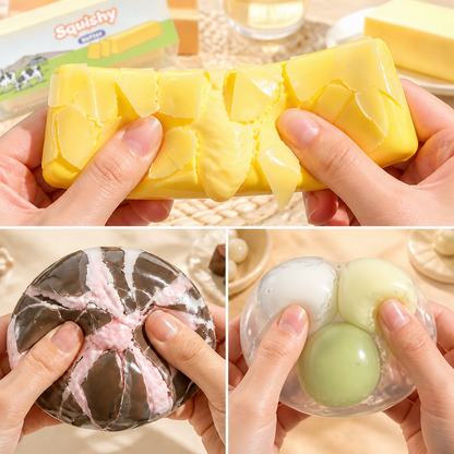 🔥 Limited Launch 40% OFF ⏰ Crispy ASMR Squeeze Squishy | Upgraded Viral Butter Squishy 2.0