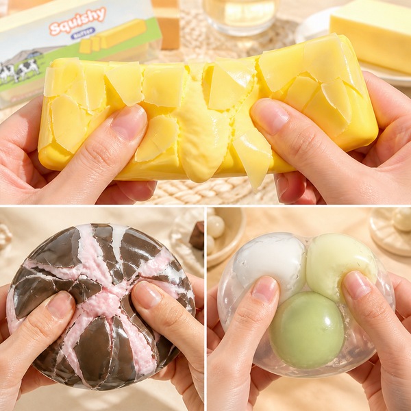 🔥 Limited Launch 40% OFF ⏰ Crispy ASMR Squeeze Squishy | Upgraded Viral Butter Squishy 2.0