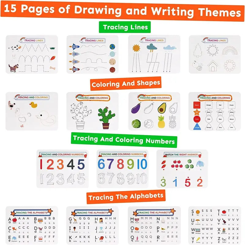 Kaiwatoy®[30 Activities] Montessori Busy Book for Kids, Preschool Learning Activities, Toddler Busy Board, Gifts for Toddlers, Busy Tots Bilingual Toddler Markers, Travel Student Painting Supplies, Teaching Supplies, Easter Gifts Easter Basket Stuffers