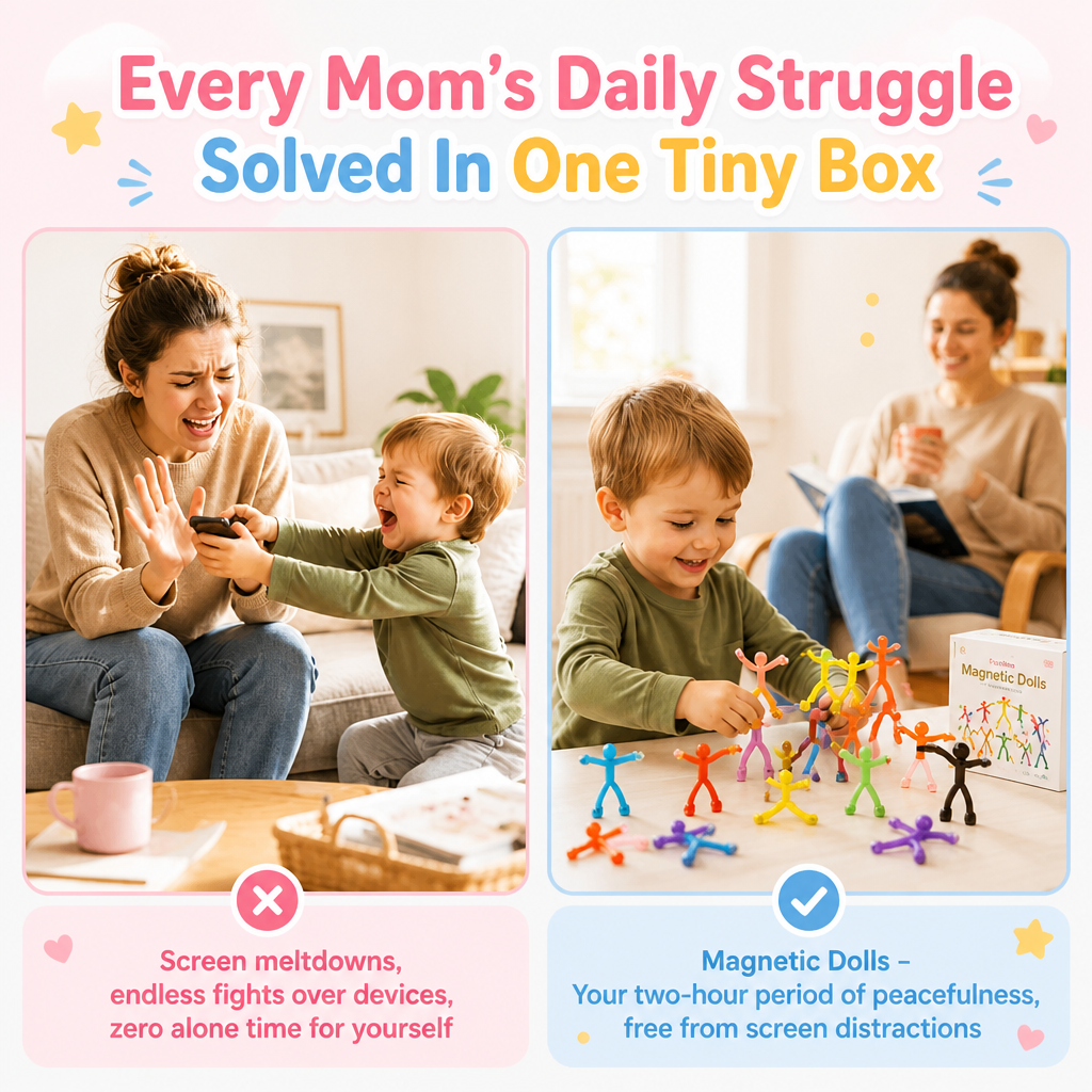 🧲 Magnetpuppen | Mamas Retter – Endlich 2 Stunden ruhige Entspannung