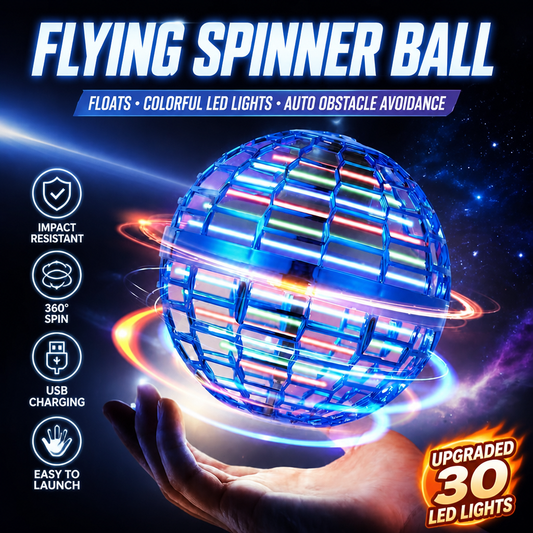 Galaxy Hand Sensing Flying Spinner Auto Return Boomerang Orb With Lights
