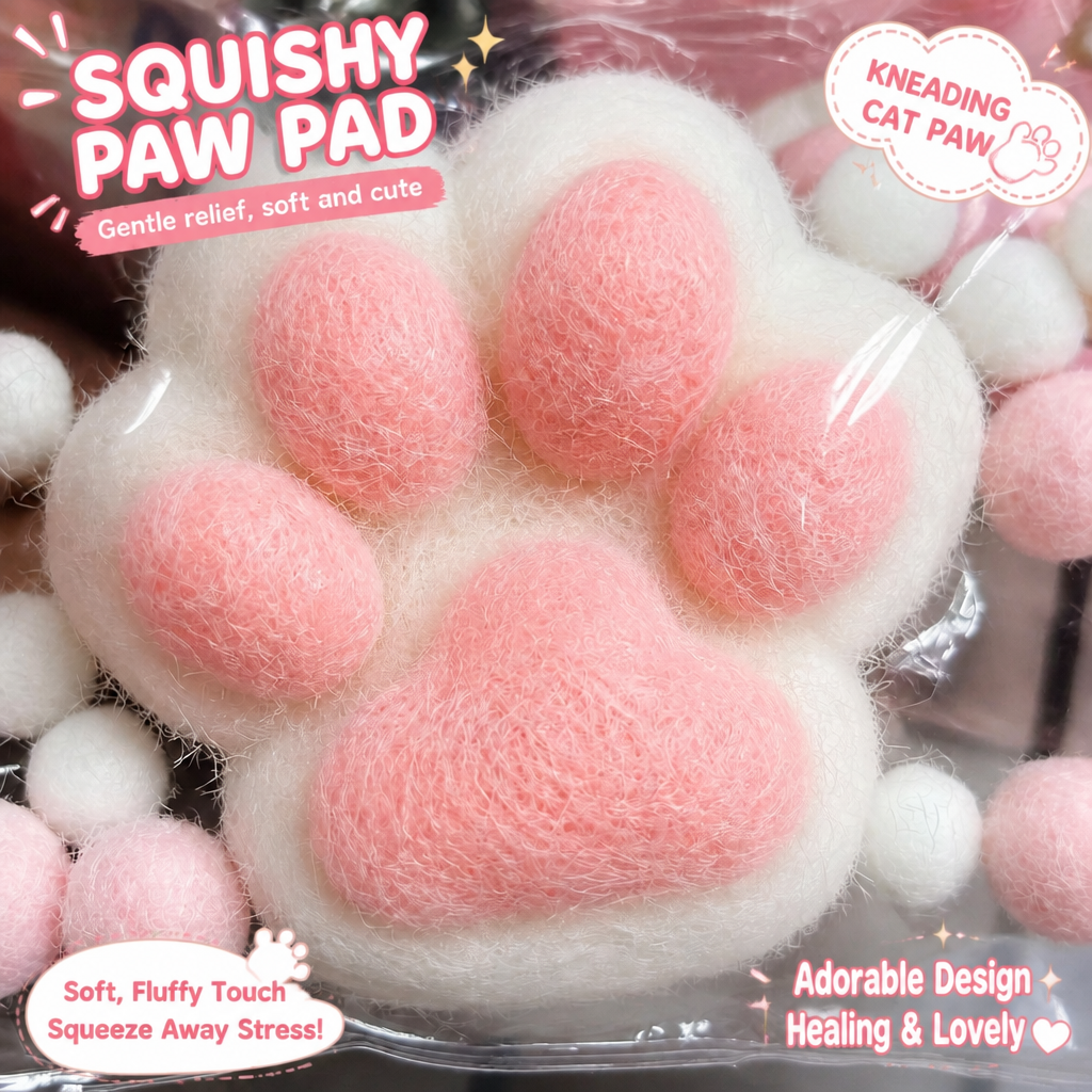 6in! Kaiwatoy® Large Size Cat Paw Squishy Toy