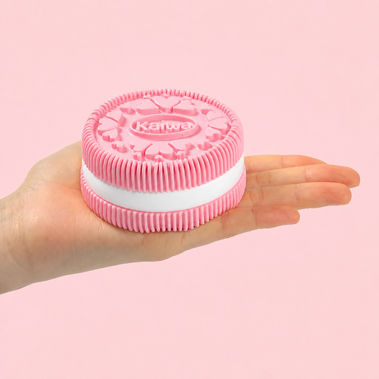 Kaiwatoy® Pink Cookie Taba Squishy