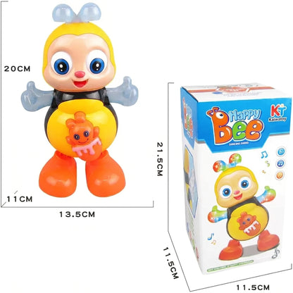 Kaiwatoy®Electric Bee,with Lights and Sounds, Cute Singing Walking  Toys with Music LED Lights for Toddlers