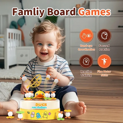 Kaiwatoy®Duck Games, Bounce and Catch Duck Board Games, Duck Game Toys