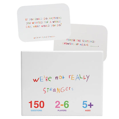 Kaiwatoy®We're Not Really Strangers Kids Edition - 150 Conversation & Activity Cards for Kids, Adults, & Teens