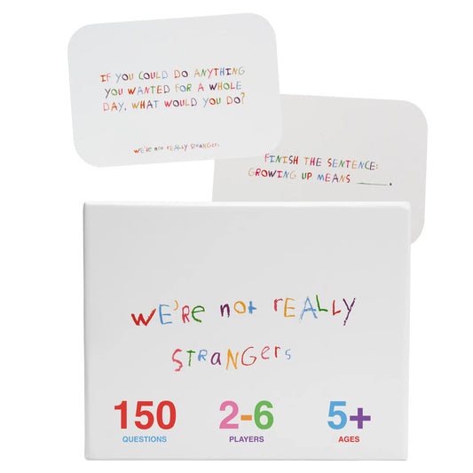 Kaiwatoy®We're Not Really Strangers Kids Edition - 150 Conversation & Activity Cards for Kids, Adults, & Teens