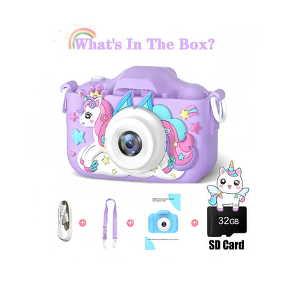 Kaiwatoy®Kids Digital Camera - Child Video Camera with Selfie Mode, HD Video Recording.Perfect Birthday orGifts for Kids (Ages 3-12)