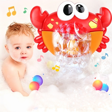 Kaiwatoy® Baby Bath Toys for Toddlers, Crab Bath Bubble Maker with 12 Songs