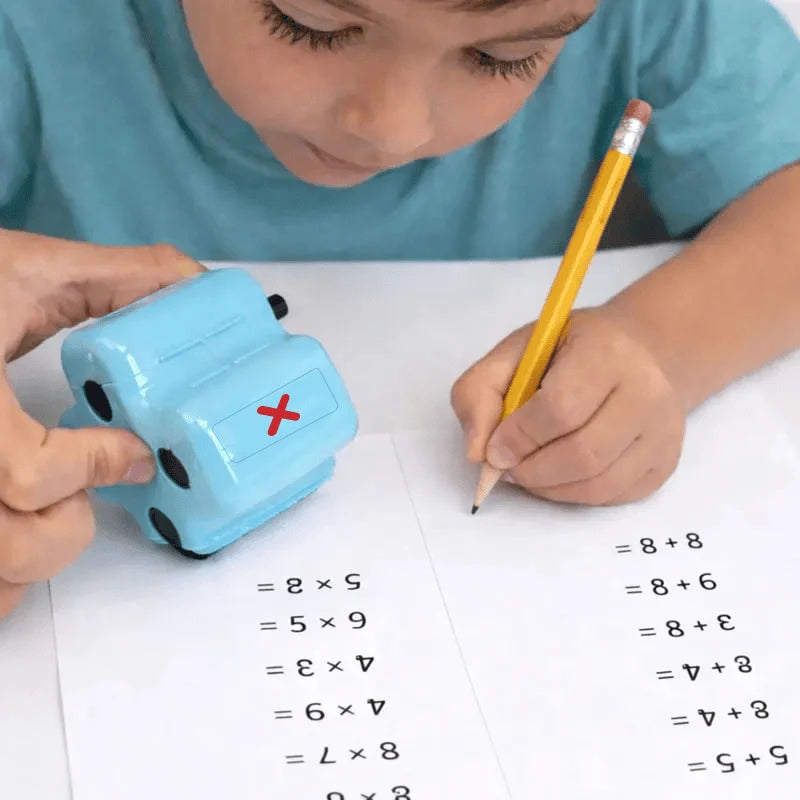 Kaiwatoy® 4-in-1 Mathe-Stempelroller