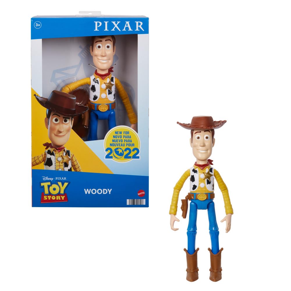 Toy Story Large Action Figure, Posable Buzz Lightyear Collectible in Spacesuit Look, 12-inch Scale