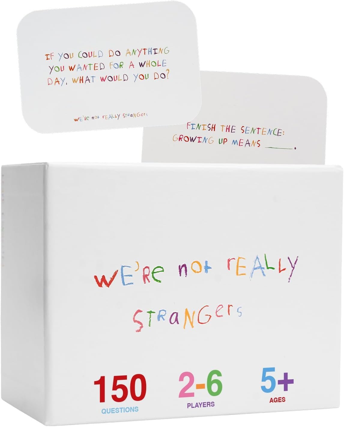 Kaiwatoy®We're Not Really Strangers Kids Edition - 150 Conversation & Activity Cards for Kids, Adults, & Teens