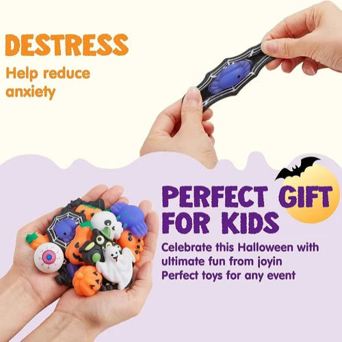 48 Stück Halloween Mochi Squishy Spielzeug als Geschenk für Kinder