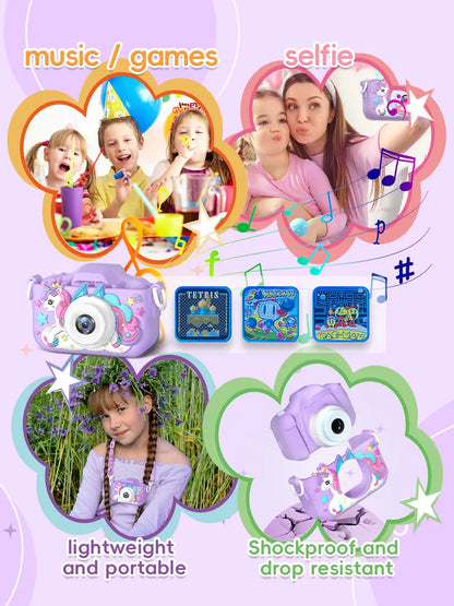 Kaiwatoy®Kids Digital Camera - Child Video Camera with Selfie Mode, HD Video Recording.Perfect Birthday orGifts for Kids (Ages 3-12)