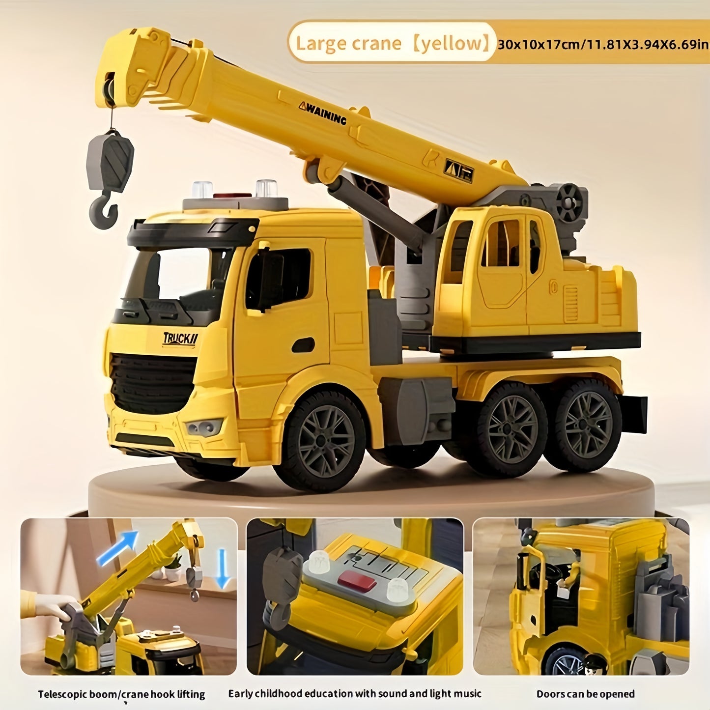 Kaiwatoy® Crane Truck Toys