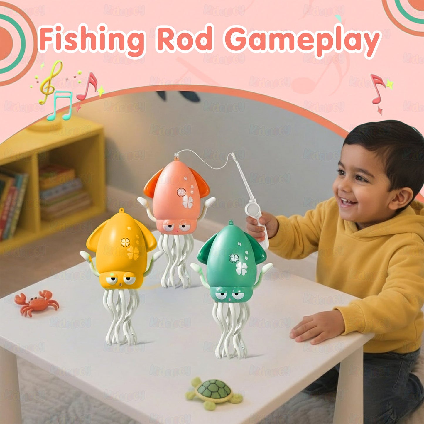 Electric Crawling & Dancing Octopus - Squid Toy