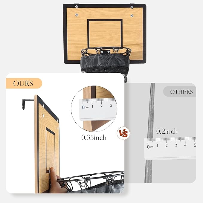 Over-the-Door Basketball Laundry Hoop,Basketball Hoop Laundry Hamper(Installation without drilling)