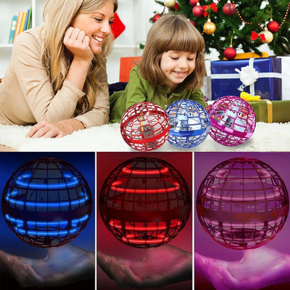 Galaxy Hand Sensing Flying Spinner Auto Return Boomerang Orb With Lights