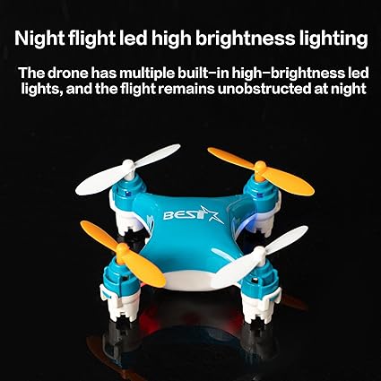Kaiwatoy®Mini Remote Control Aircraft New Children's Toy Micro Aircraft Fixed Height Quadcopter Electronic Gadget
