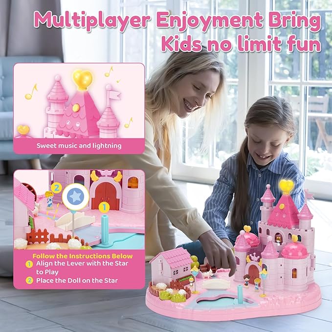 Kaiwatoy®Princess Castle（Pink）Ages 5+