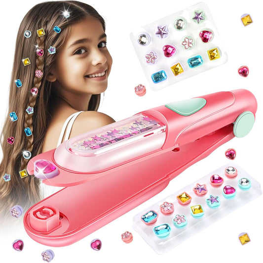 Hair Gem Stamper Kit, Birthday Gifts Toys for Girls Ages 3-12