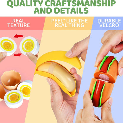 Kaiwatoy® Children's Kitchen Cutting Game Toy, a toy for children to pretend to cook