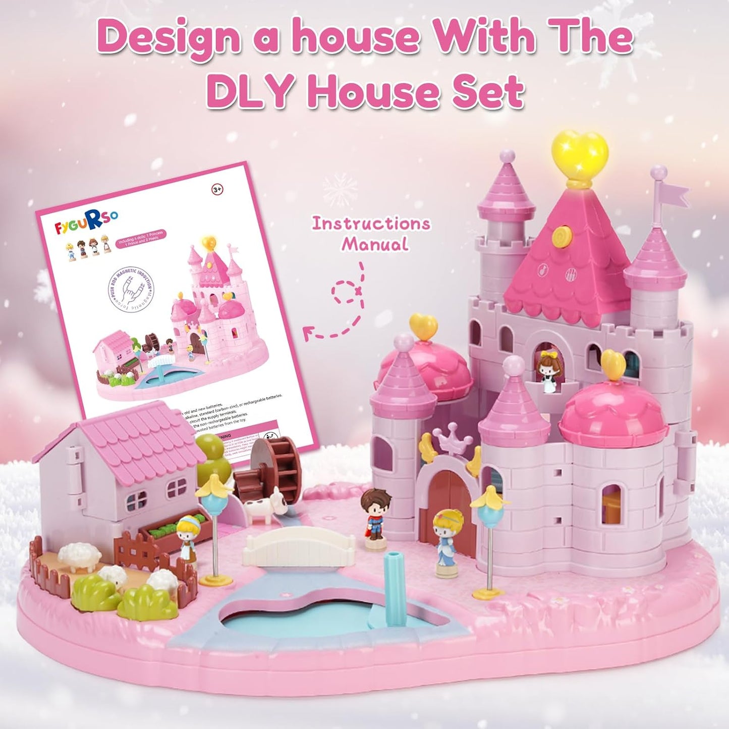 Kaiwatoy®Princess Castle（Pink）Ages 5+