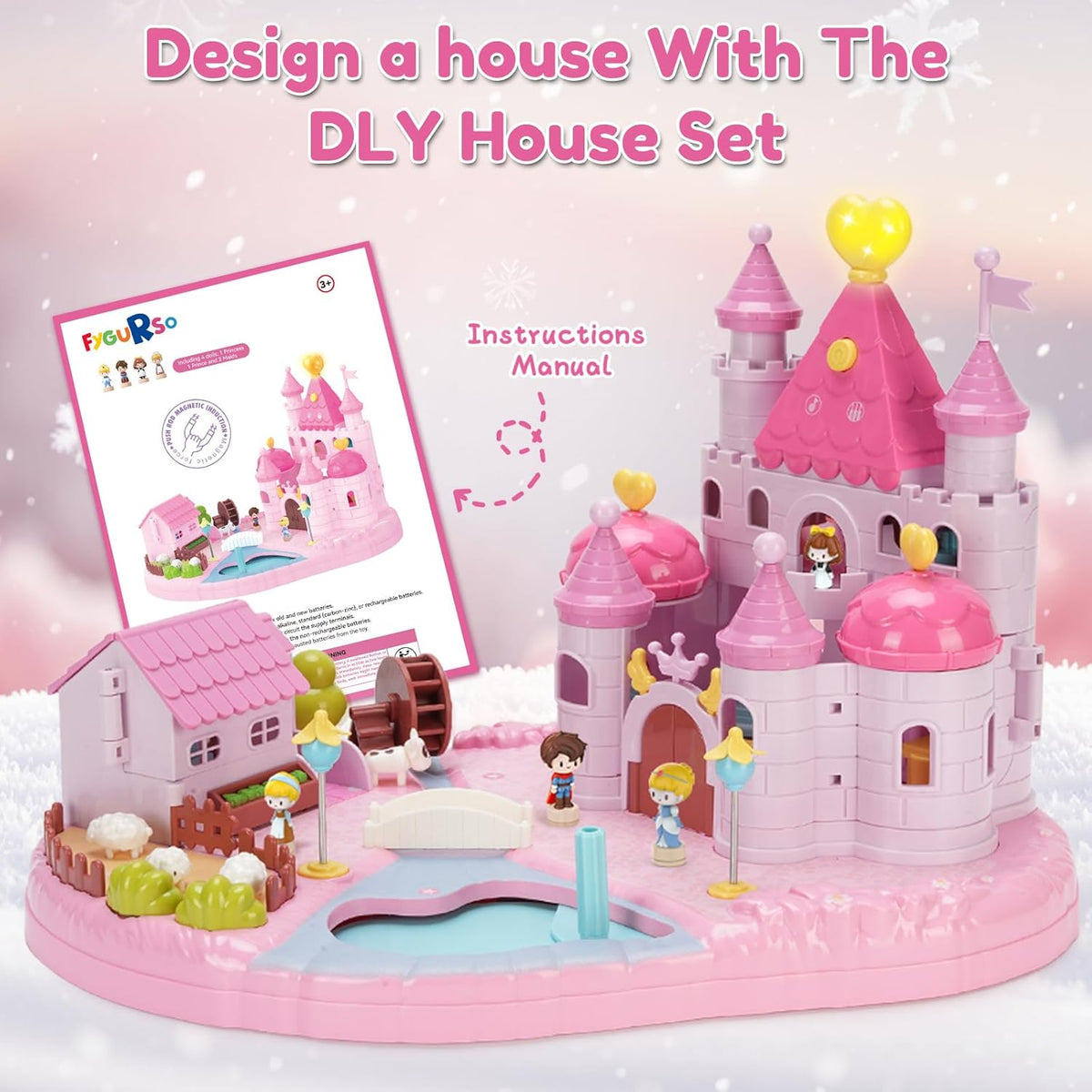 Kaiwatoy®Princess Castle（Pink）Ages 5+
