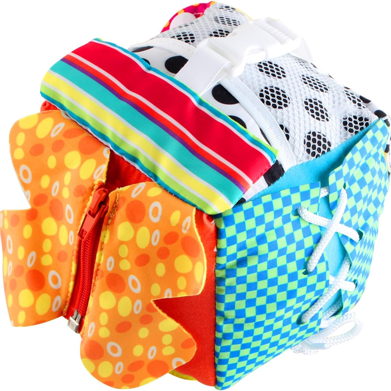 Kaiwatoy® Cubic Activity Learning Toy|  Hands-On Sensory Exploration for Car Airplane Travel