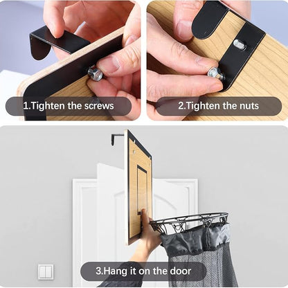 Over-the-Door Basketball Laundry Hoop,Basketball Hoop Laundry Hamper(Installation without drilling)