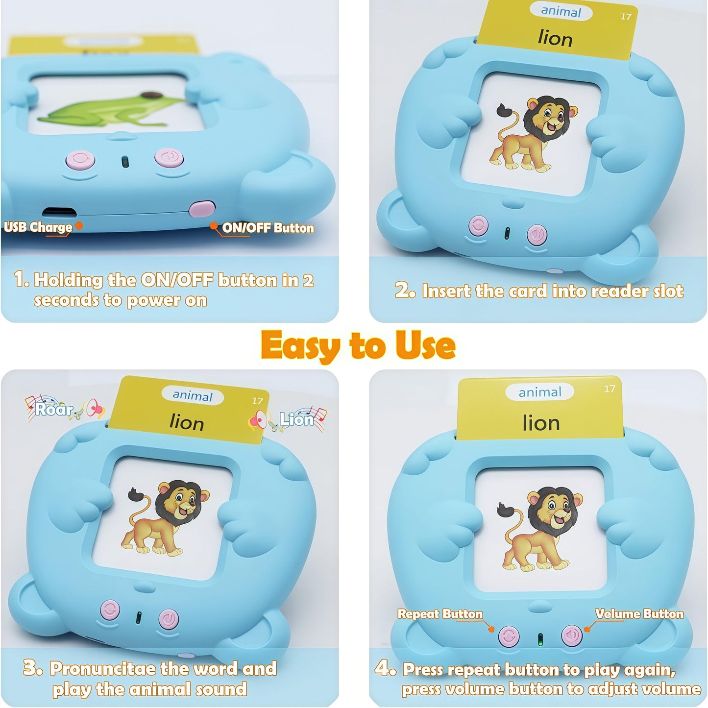 224/510 Words Bilingual Talking Flash Cards – English & Spanish | Autism Sensory Speech Therapy Toys for Toddlers 3-8 | Educational Gift
