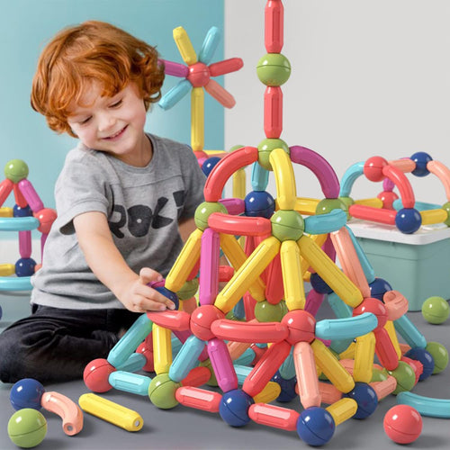Kaiwatoy® Magnetic Building Blocks for Kids Ages 4-8, STEM Construction Toys ,Set for Kid’s Early Educational Learning