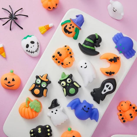 48 Stück Halloween Mochi Squishy Spielzeug als Geschenk für Kinder