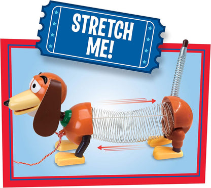 Just Play Animated Movie Slinky Dog Pull Toy Figure, Walking Spring Dog Toy with Leash, Classic Stretch Toy for Toddlers, Preschool Kids Toys Ages 18 Months and Up