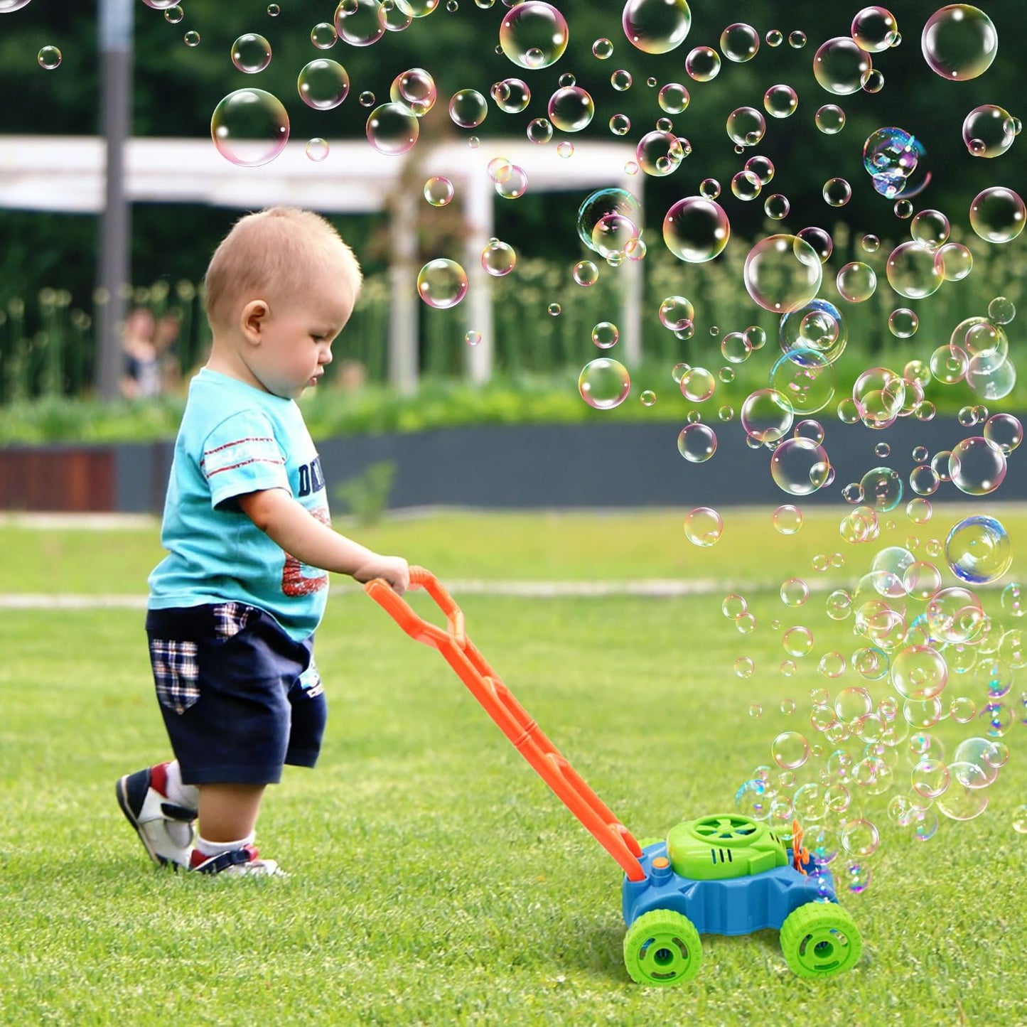 Bubble Lawn Mower Toddler Toys, Bubble Machine Outdoor Garden Toys | Toddler Outdoor Toys