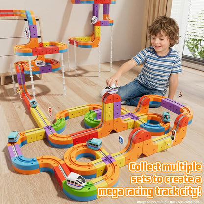 Kaiwatoy®3D Train Tracks: Mix-and-Match STEM Cube Construction Kits