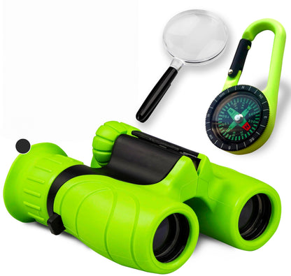 Kaiwatoy®Binoculars for Kids – Perfect Toy for Little Boys and Girls  – Powerful Magnification 8X21