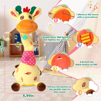 🦒 Interactive Singing Giraffe Plush Keeps Toddlers Entertained For Hours