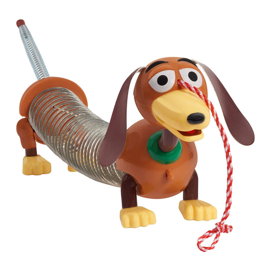 Just Play Animated Movie Slinky Dog Pull Toy Figure, Walking Spring Dog Toy with Leash, Classic Stretch Toy for Toddlers, Preschool Kids Toys Ages 18 Months and Up